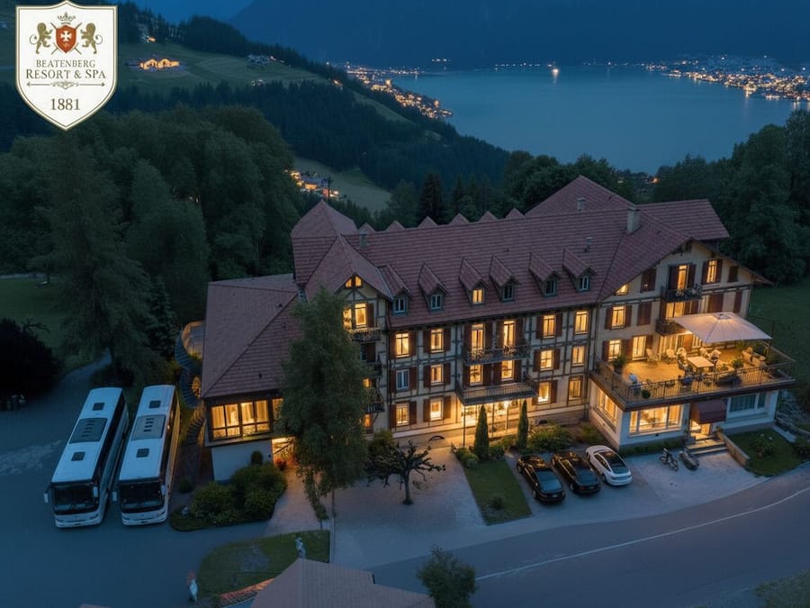 Front of property - evening/night