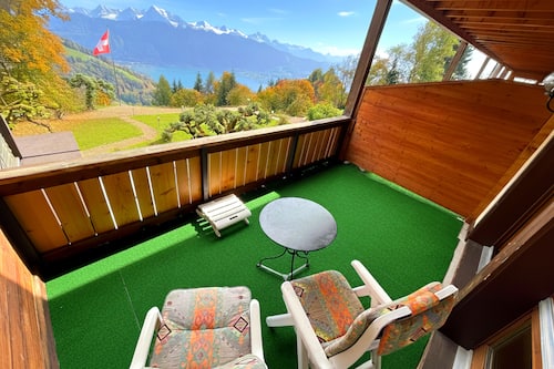 Panoramic Double or Twin Room, Balcony | Mountain view