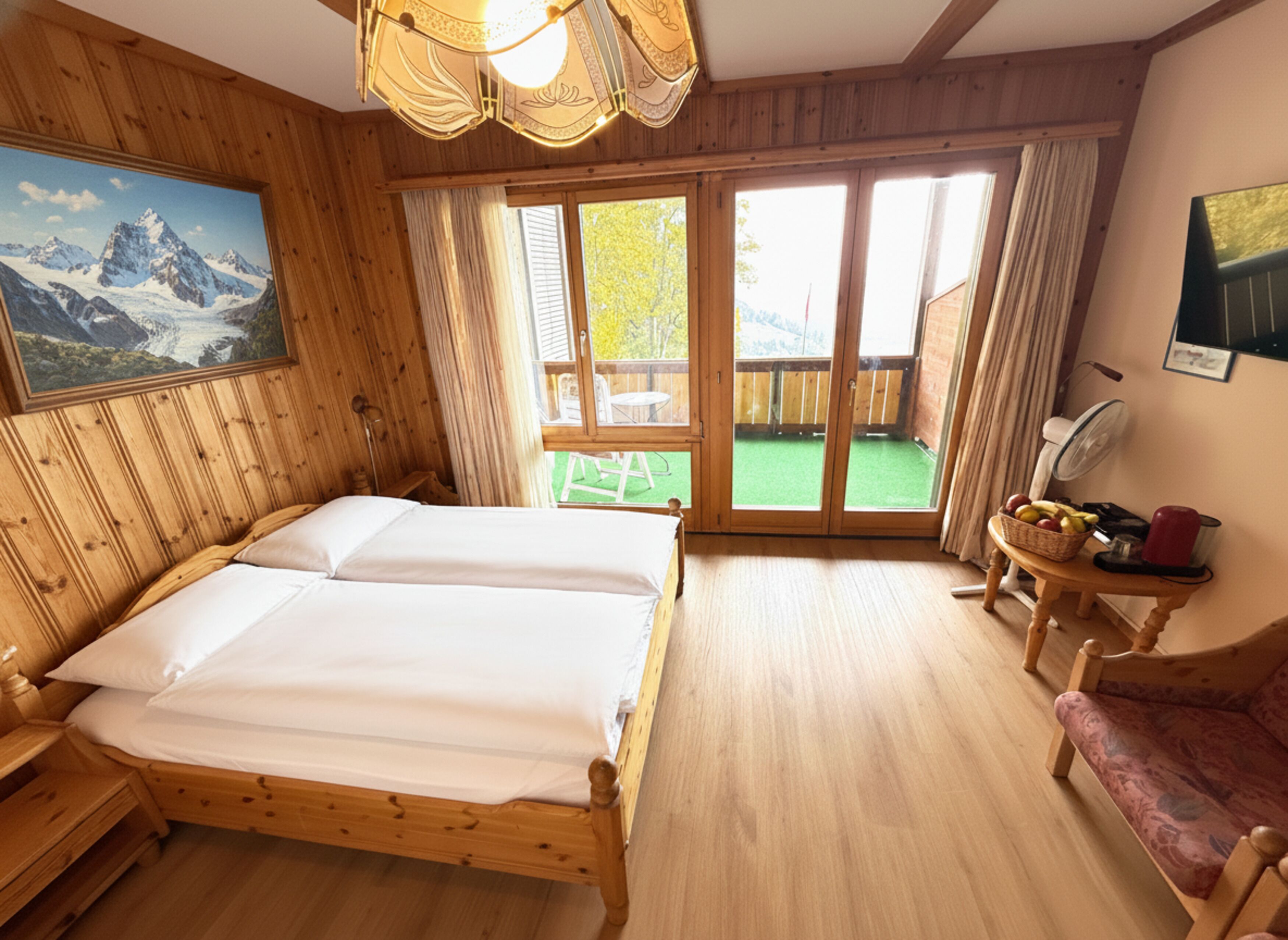 Kamar Double atau Twin Panorama | Seprai katun Mesir, seprai premium, dan tempat tidur Select Comfort