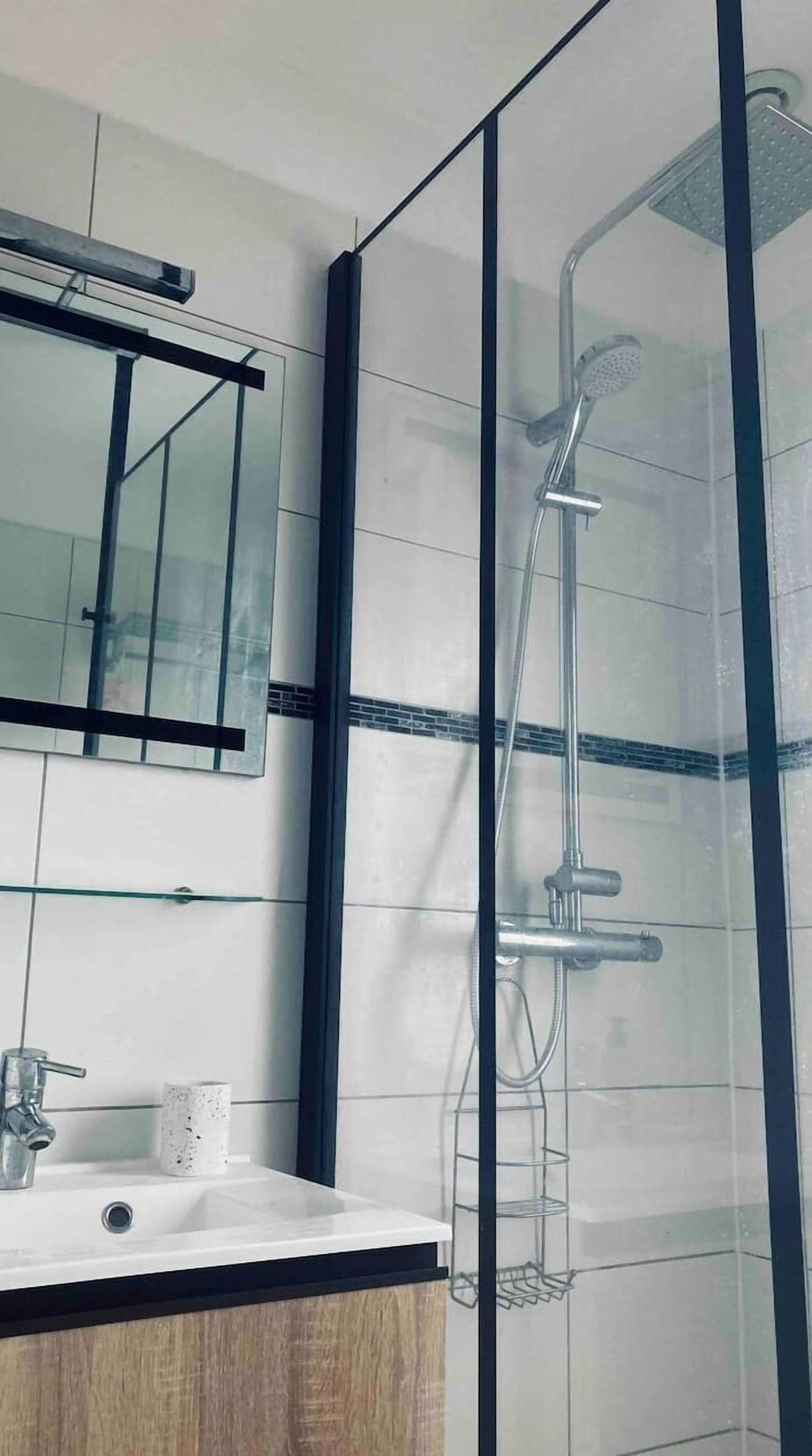 Gratis toiletartikelen, een haardroger, handdoeken, zeep