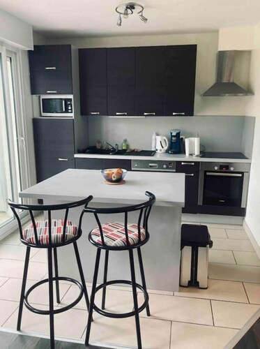 Jolie maison, jardin et BBQ à 3 km de la plage