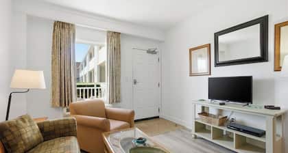 The Hatteras Ketch | 1 Bedroom Near-Beach Condos with Pool Access!