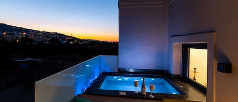 Penthouse exclusivo, hidromasaje | Balcón