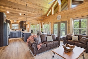 Smart TV, chimenea