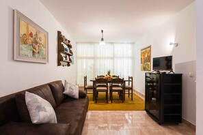 Living area - Holiday apartment with terrace and balcony (Selce)