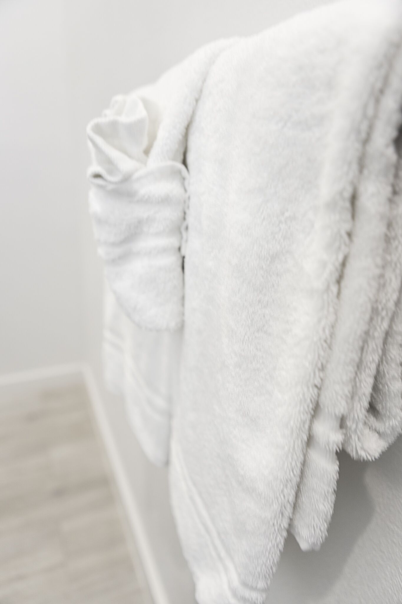 Haartrockner, Handtücher, Seife, Shampoo