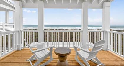 Seaside Siesta a luxury beachfront home steps away from the southern coast