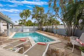 Beheizter Pool