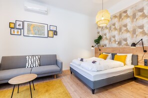 Apartamento superior | 1 dormitorio, wifi gratis, ropa de cama