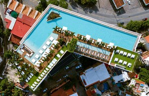 Entire rooftop view from above - Soho PV: Luxury, Art, and Breathtaking Views (Puerto Vallarta)