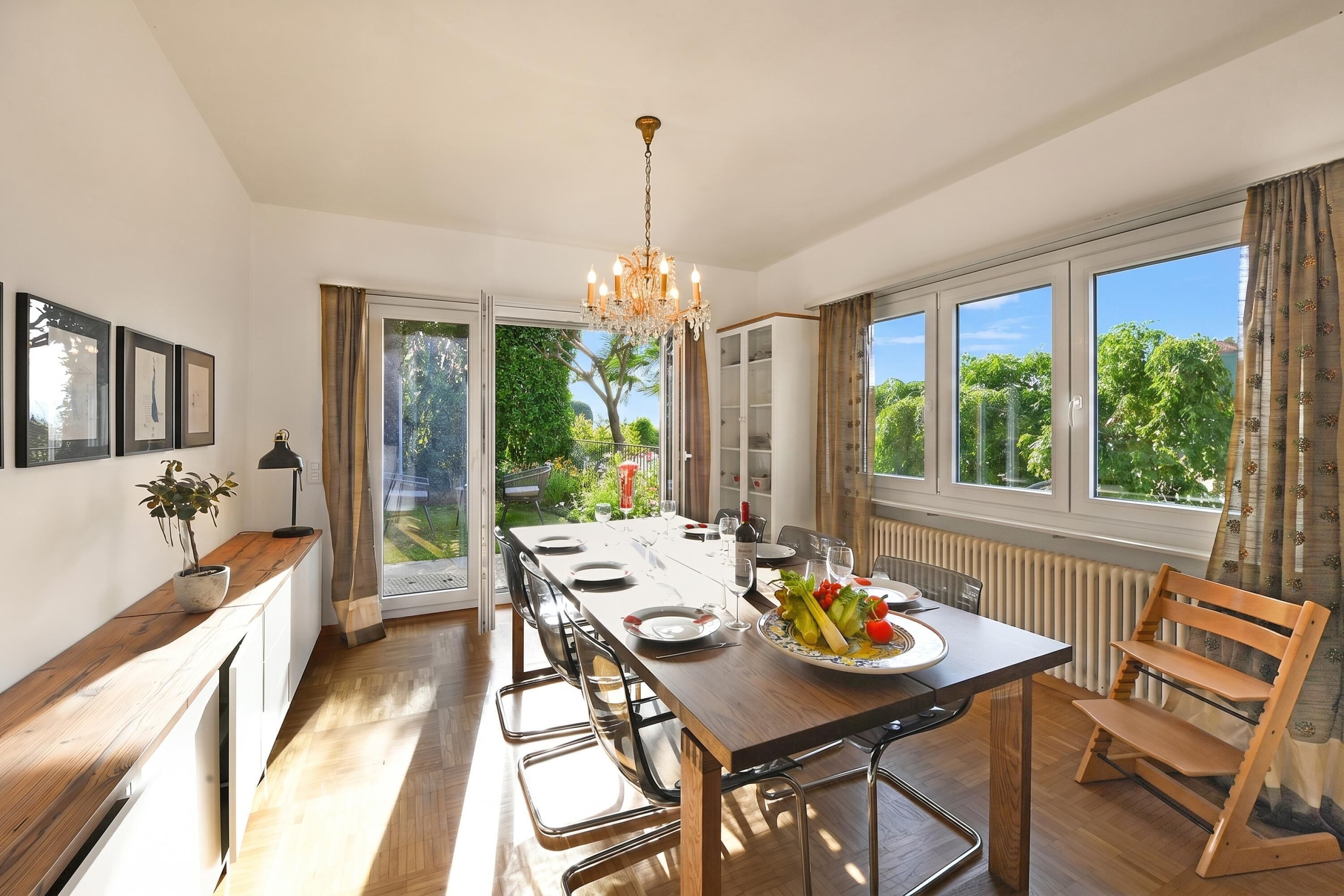 Family Villa, Multiple Bedrooms, Mountainside (Ca' Lidia) | Dining
