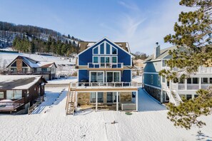 Exterior - Chic Lakefront Retreat w/ Dock, Hot Tub & Fire Pit (McHenry)