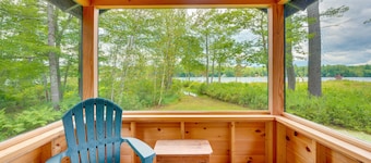 Dock & Beach Access! Waterfront Home on Kezar Lake