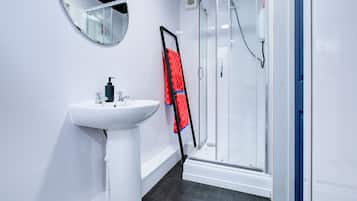 Hair dryer, towels