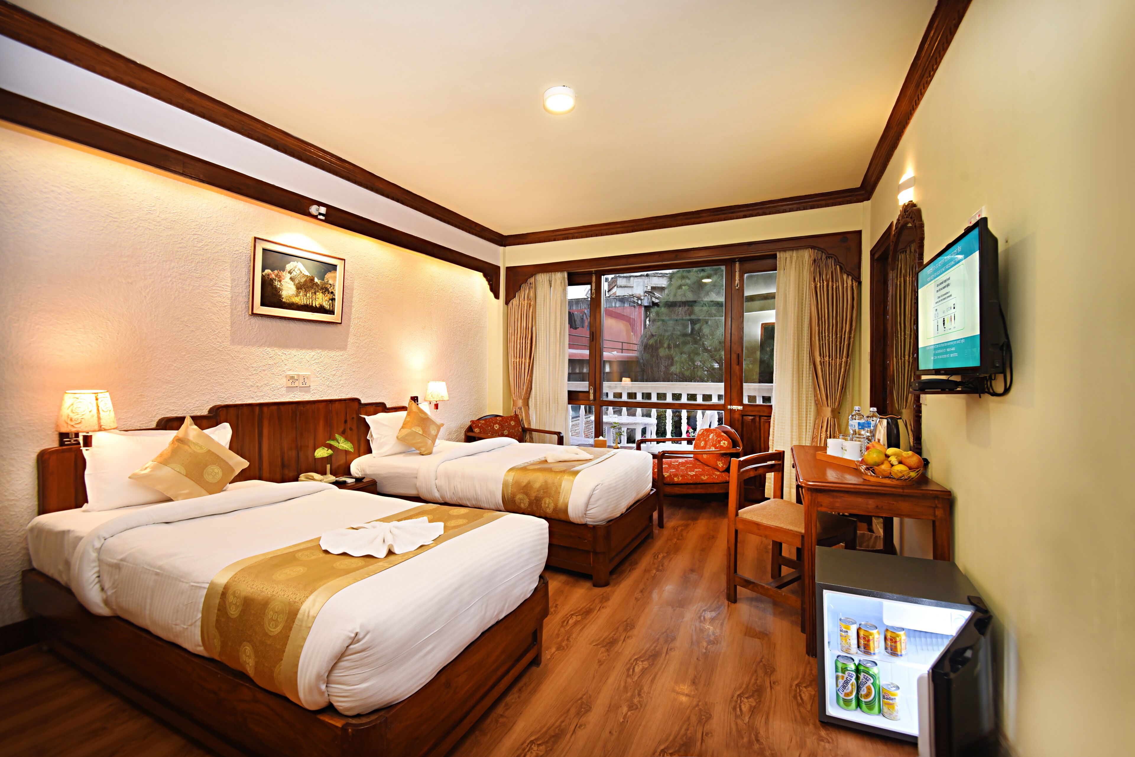 Studio Suite, balkon | Seprai premium, meja kerja, Wi-Fi gratis, dan seprai linen