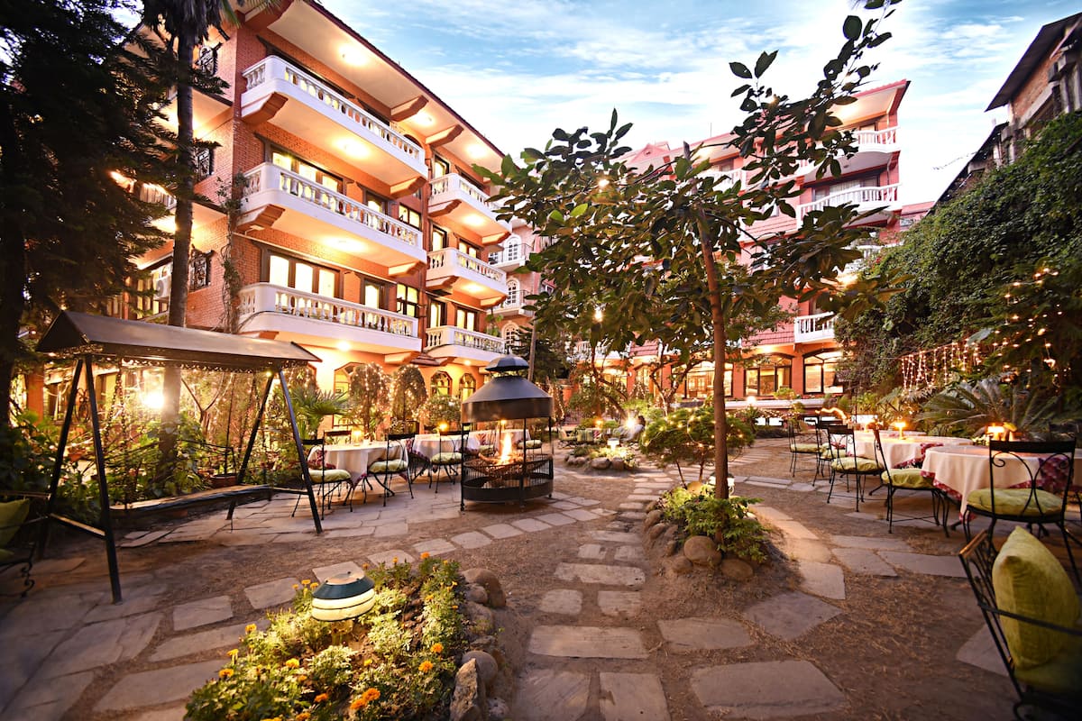 Blick auf den Garten