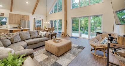 Waterfront Webster Cabin w/ Dock on Warner Lake!