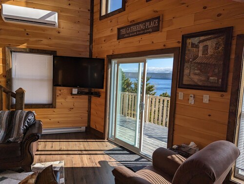 Beautiful, two-story chalet with spectacular views of Bonne Bay & Gros Morne!
