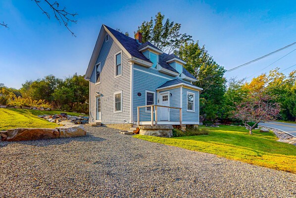 Exterior - Dog-friendly 2-story home near the ocean with firepit, washer/dryer, deck, & AC (Mount Desert)