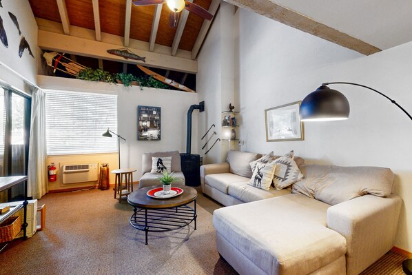 Televisor, llar de foc i llibres