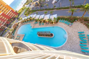 Outdoor pool, a heated pool - Breathtaking Gulf Views from Private Balcony Near Beach & Pier Park (Panama City Beach)