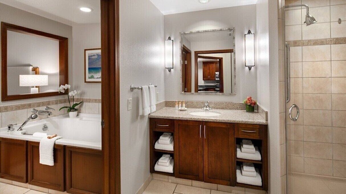 Hair dryer, towels, toilet paper