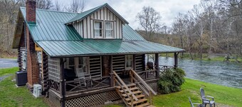 Brown Trout Cabin, Perfect for Anglers w/700ft of S. Holston River Frontage
