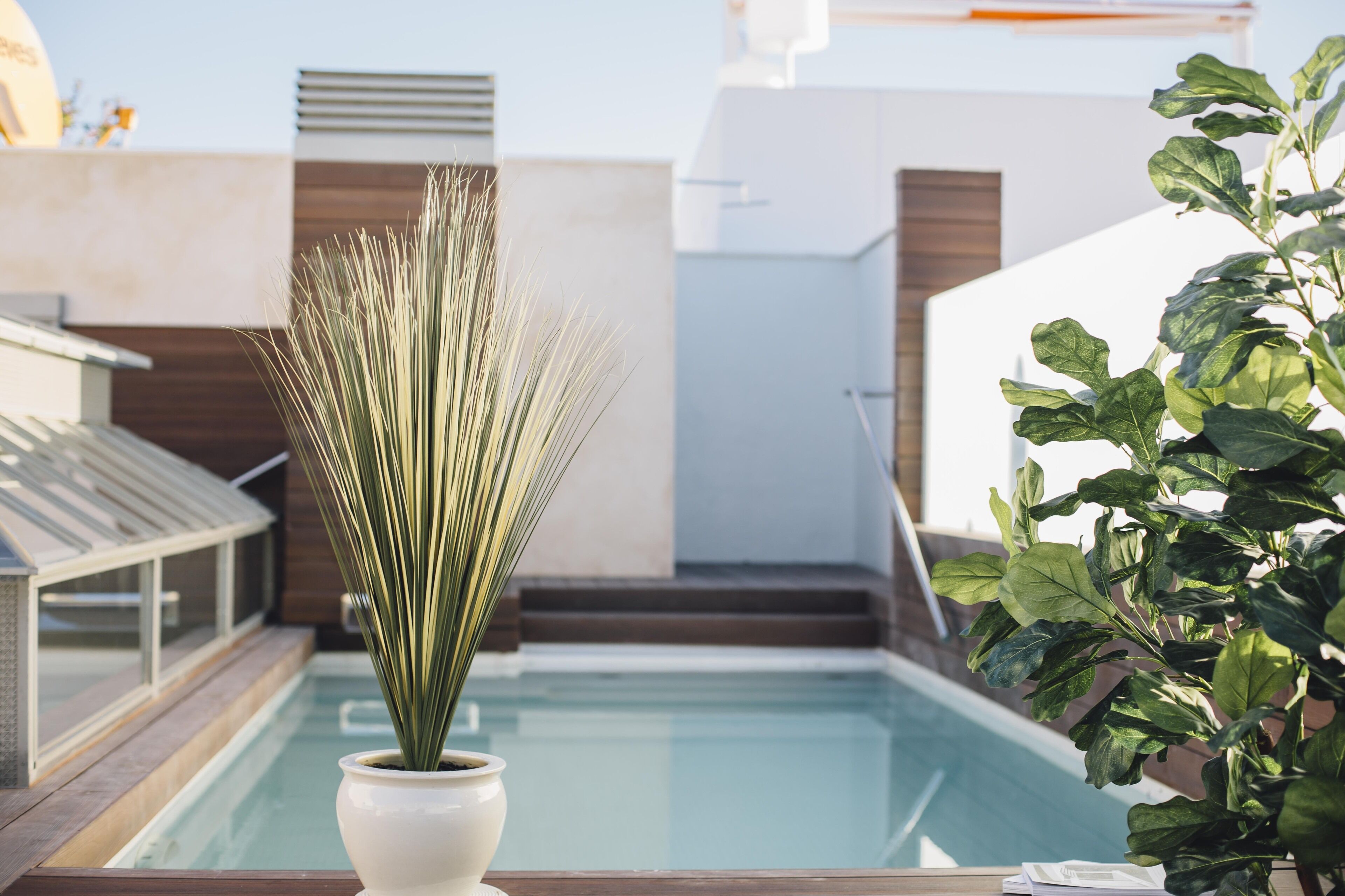 สระว่ายน้ำกลางแจ้ง