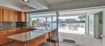 Spacious waterfront home in Apollo Beach w/ private swimming pool and boat dock.