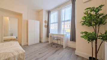 2 bedrooms, iron/ironing board, travel crib, WiFi