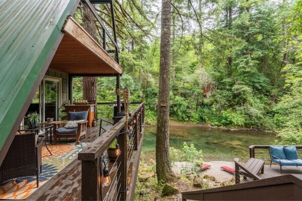 Terrace/patio - River Cottage (Yacolt)