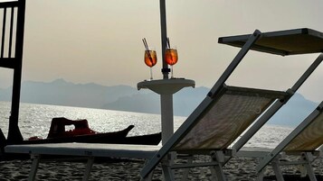 Playa privada, arena blanca