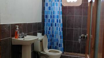 Habitación básica con 1 cama matrimonial o 2 individuales | Baño