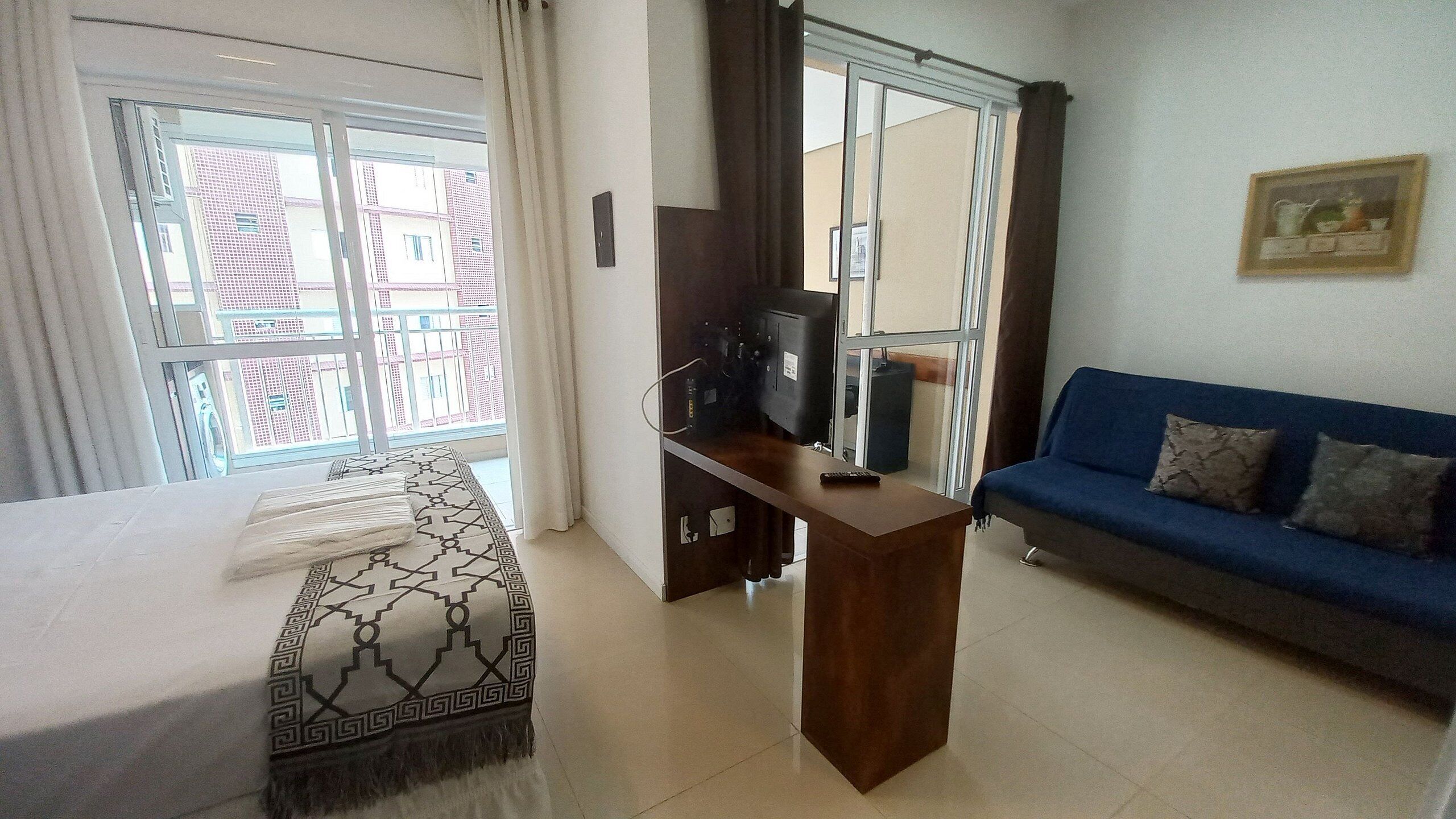 Studio | Individually decorated, individually furnished, desk, laptop workspace