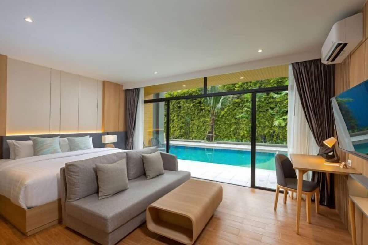 1 Schlafzimmer, Minibar, Zimmersafe, Schreibtisch