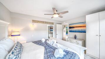 Desk, iron/ironing board, travel crib, free WiFi