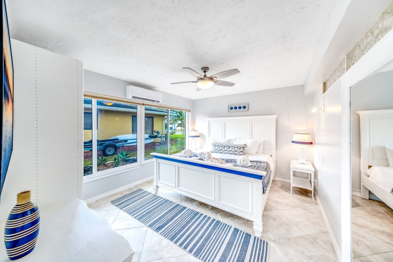 Desk, iron/ironing board, travel crib, free WiFi