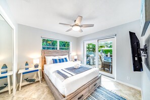 Desk, iron/ironing board, travel crib, free WiFi