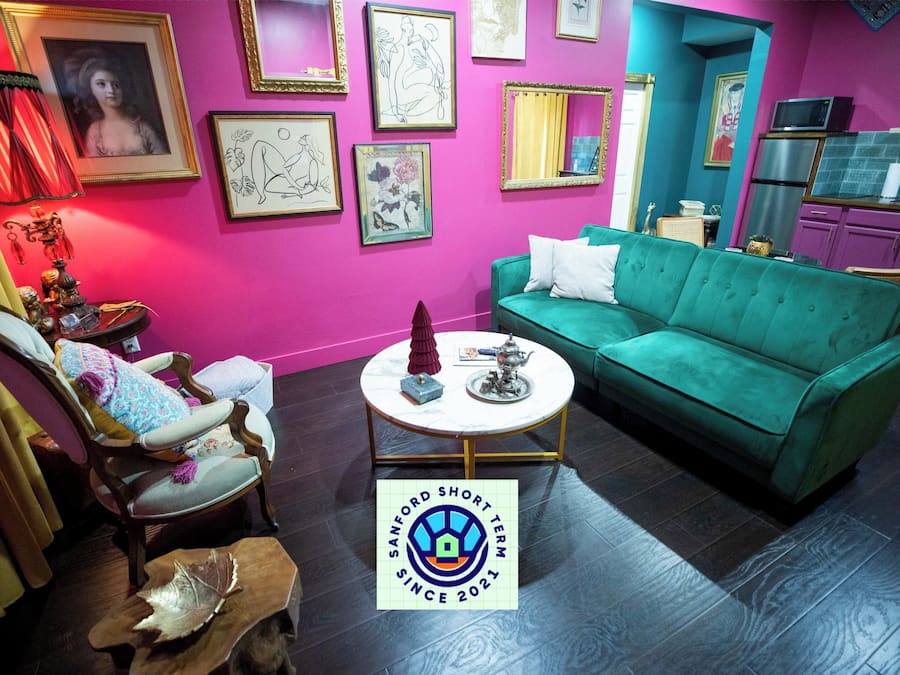 Standard Apartment | Living area | 50-inch LED TV with digital channels, Netflix, streaming services