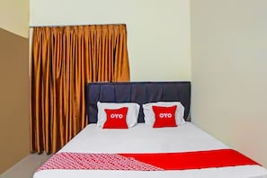 Chambre économique double | Accès au Wi-Fi (inclus), literie fournie