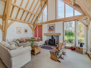 Fireplace - 5 bedroom accommodation in Martinstown, near Dorcester (Martinstown, near Dorcester)