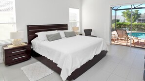 4 bedrooms, desk, iron/ironing board, free WiFi