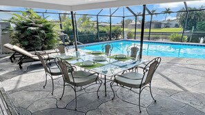 A heated pool - Belle Paradise, heated Pool boating, Oasis of calm (Cape Coral)