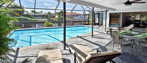 Una piscina climatizada