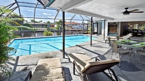 A heated pool - Belle Paradise, heated Pool boating, Oasis of calm (Cape Coral)