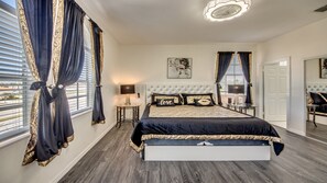 4 bedrooms, iron/ironing board, free WiFi, bed sheets