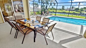 Outdoor pool, a heated pool - Timeout -south facing terrace with large pool (Cape Coral)