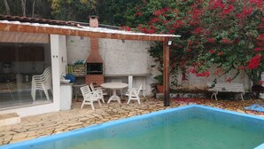 Chaumière de base | Terrasse/patio