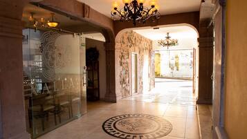 Interior entrance