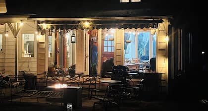 Bright Catskills Farmhouse on Private Land W/ Sunroom, Fire Pit, Near Stamford